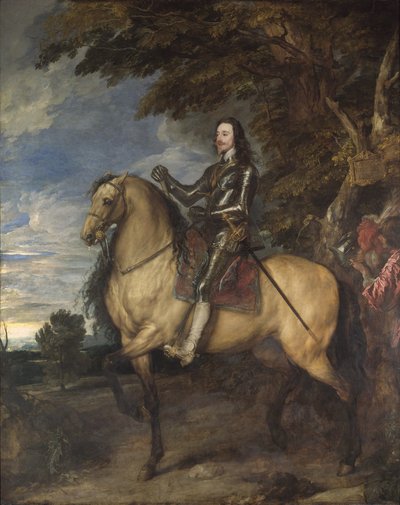Retrato ecuestre de Carlos I, c.1637-8 de Anthony van Dyck