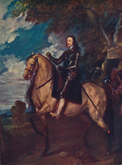 Retrato ecuestre de Carlos I, c1637, c1915 de Anthony van Dyck