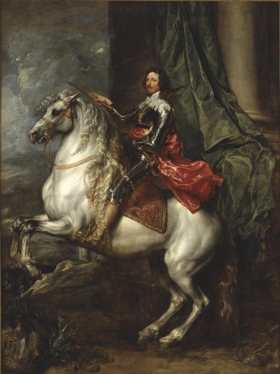 Retrato Ecuestre de Thomas Francis de Saboya, Príncipe de Carignano de Anthony van Dyck