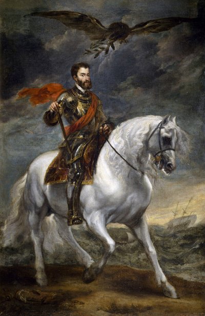 Retrato ecuestre de Carlos V de Anthony van Dyck