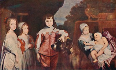 Los Cinco Hijos Mayores de Carlos I, 1637, 1903 de Anthony van Dyck