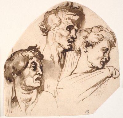 Cabezas de los lictores y asesores del procónsul de Anthony van Dyck