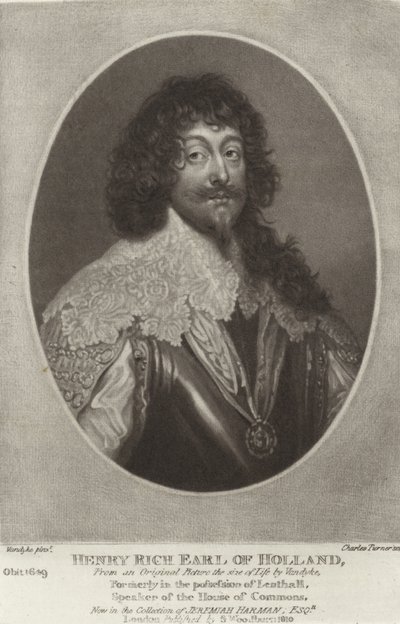 Henry Rich, Conde de Holanda de Anthony van Dyck
