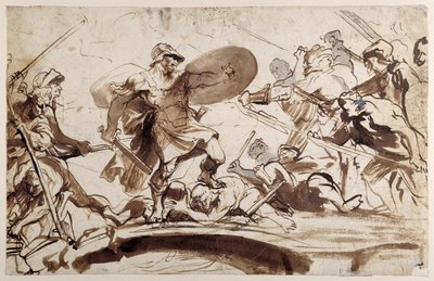 Horacio Cocles defendiendo el Puente Tiberino de Anthony van Dyck