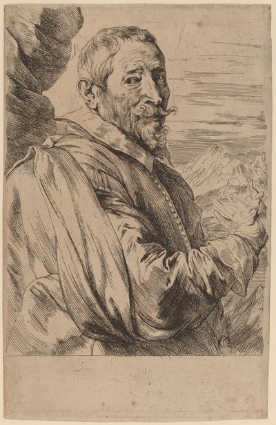 Jodocus de Momper, probablemente 1626-1641 de Anthony van Dyck