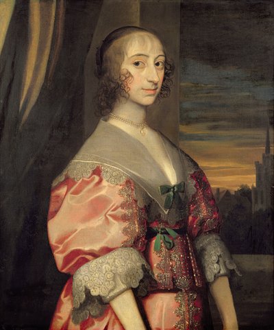 Lady Hoghton, esposa del primer baronet, siglo XVII de Anthony van Dyck