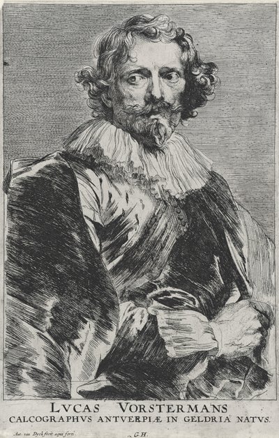 Lucas Vosterman, 1628-1632 de Anthony van Dyck