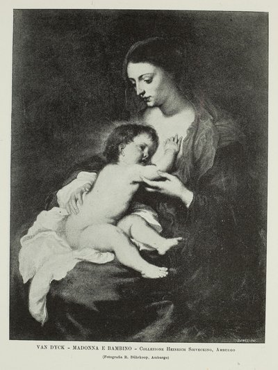 Virgen con el Niño de Anthony van Dyck
