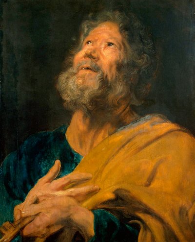 Pedro el Apóstol, 1617-1618 de Anthony van Dyck