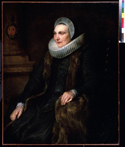 Retrato de Maria Bosschaert (1605-1664) (Retrato de Maria Boschaert). Pintura de Antoine (Anthonis, Anthony, Anton o Anthony) van Dyck (1599-1641) de Anthony van Dyck