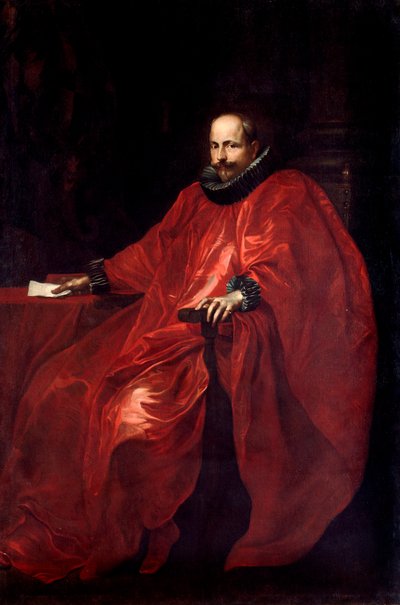 Retrato de Agostino Pallavicino (1577-1649) en traje de embajador ante el Papa Gregorio XV de Anthony van Dyck