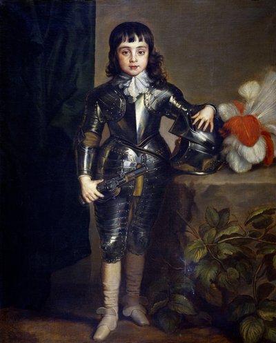 Retrato de Carlos II de Inglaterra (1630-1685) de niño de Anthony van Dyck