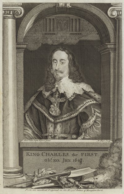 Retrato de Carlos I de Inglaterra de Anthony van Dyck