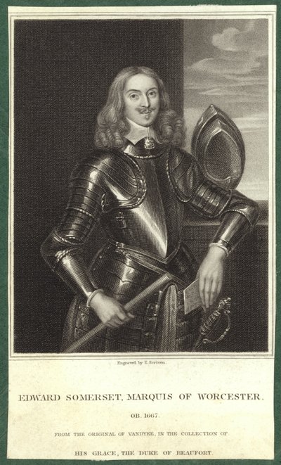 Retrato de Edward Somerset, Marqués de Worcester de Anthony van Dyck