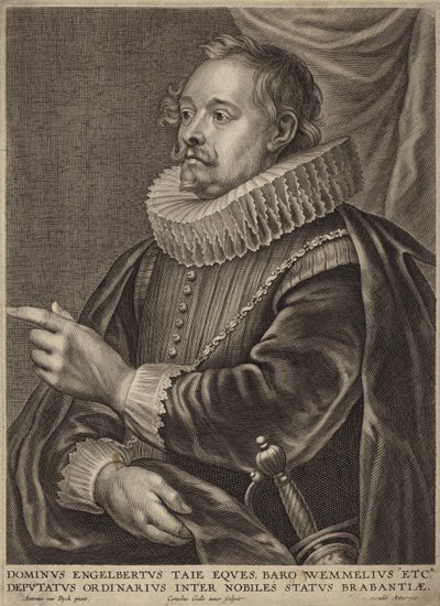 Retrato de Engelbert Taye de Anthony van Dyck