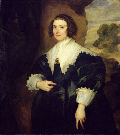 Retrato de Isabella van Assche, esposa de Justus van Meerstraten de Anthony van Dyck
