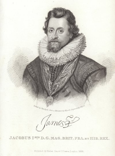 Retrato de Jacobo I de Inglaterra e Irlanda de Anthony van Dyck