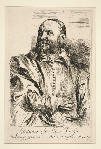 Retrato de Jan Snellinx de Anthony van Dyck