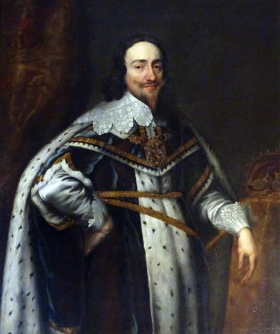 Retrato del rey Carlos I de Inglaterra (óleo sobre lienzo) de Anthony van Dyck