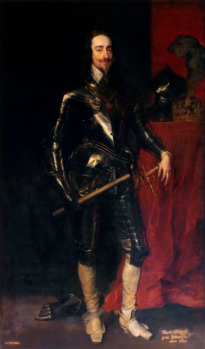 Retrato del Rey Carlos I de Inglaterra, Escocia e Irlanda de Anthony van Dyck