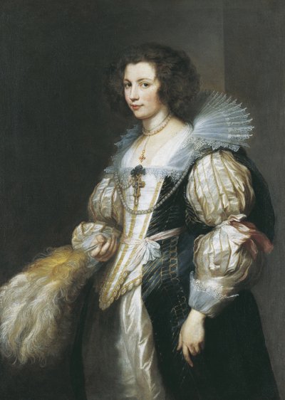 Retrato de María de Tassis 1611-1638 de Anthony van Dyck