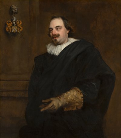 Retrato de Peeter Stevens (c.1590-1668) de Anthony van Dyck