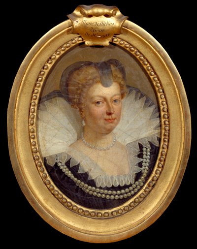 Retrato de la Reina María de Médicis (María de Médici) (1573-1642) de Anthony van Dyck