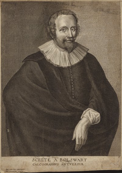 Retrato de Schelte a Bolswert de Anthony van Dyck
