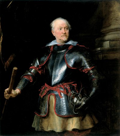 Retrato de un hombre con armadura de Anthony van Dyck