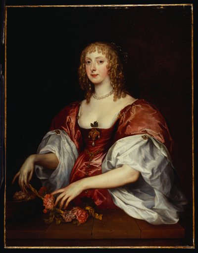 Retrato de una dama, tradicionalmente se cree que es la Condesa de Carnavon de Anthony van Dyck