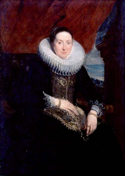 Retrato de una mujer de Anthony van Dyck