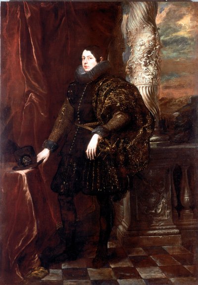 Retrato de un caballero de la familia Spinola o retrato de un joven patricio de Anthony van Dyck
