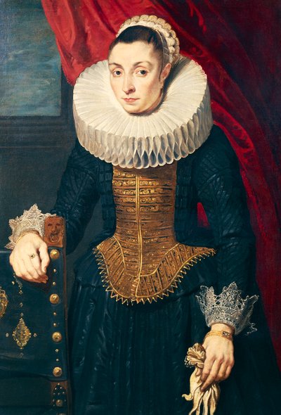 Retrato de una mujer, por un seguidor de Anton van Dyck de Anthony van Dyck