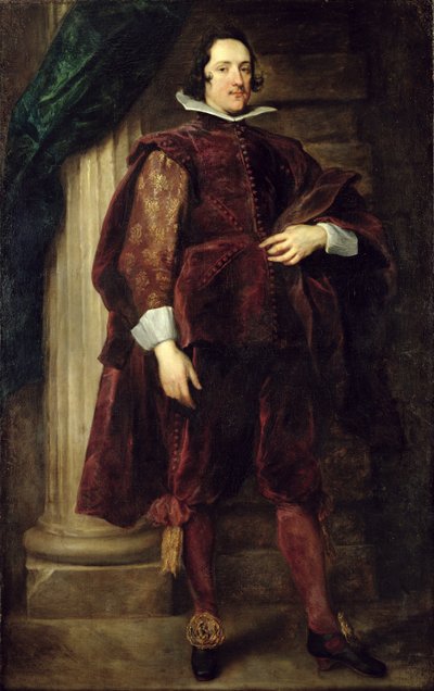 Retrato de un noble italiano de Anthony van Dyck