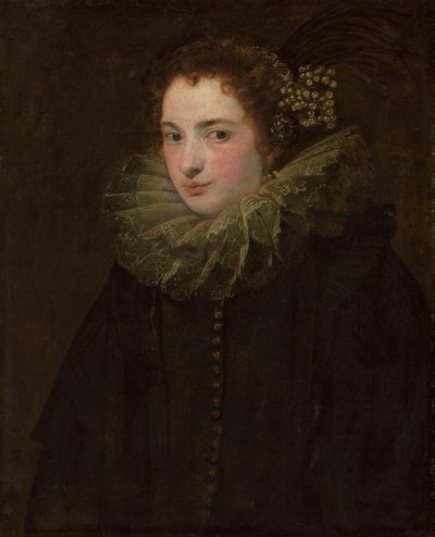Retrato de una mujer desconocida de Anthony van Dyck
