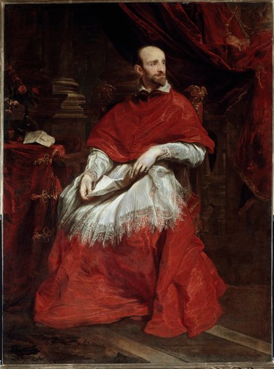 Retrato del Cardenal e Historiador italiano Guido Bentivoglio de Anthony van Dyck