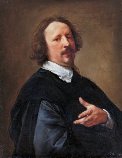 Retrato del pintor Gaspard de Crayer (1584-1669) de Anthony van Dyck