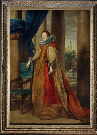 Presunto retrato de la marquesa Jeronima Spinola-Doria ... de Anthony van Dyck