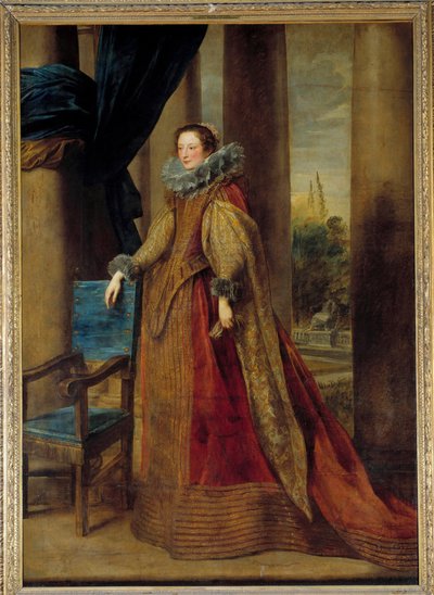 Presunto retrato de la Marquesa Geromina Spinola Doria de Génova de Anthony van Dyck