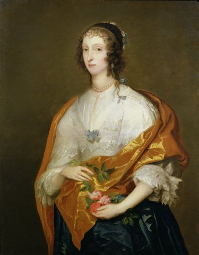 Reina Henrietta Maria de Anthony van Dyck
