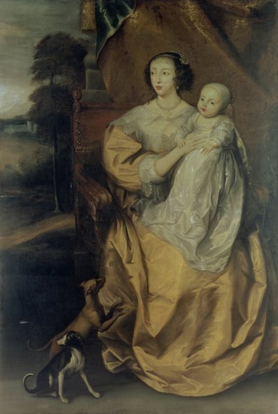 Reina Enriqueta María (1609-69) c.1640 de Anthony van Dyck