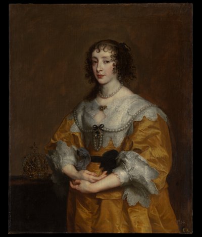 La reina Enriqueta María de Anthony van Dyck