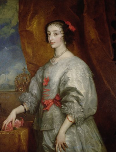 Reina Henrietta Maria de Anthony van Dyck