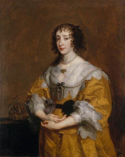 Reina Henrietta Maria, 1636 de Anthony van Dyck
