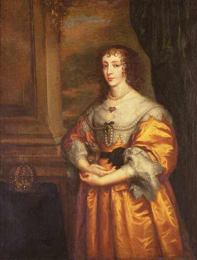 Reina Henrietta Maria, c.1633 de Anthony van Dyck