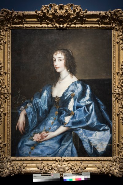 Reina Henrietta Maria de Inglaterra, c.1636-38 de Anthony van Dyck