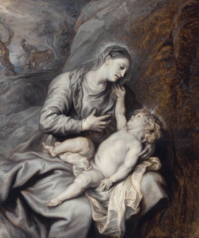 Descanso durante la huida a Egipto de Anthony van Dyck
