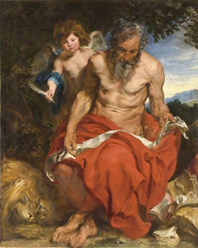 San Jerónimo, 1618-1619 de Anthony van Dyck
