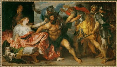 Sansón hecho prisionero (pintura sobre lienzo) de Anthony van Dyck
