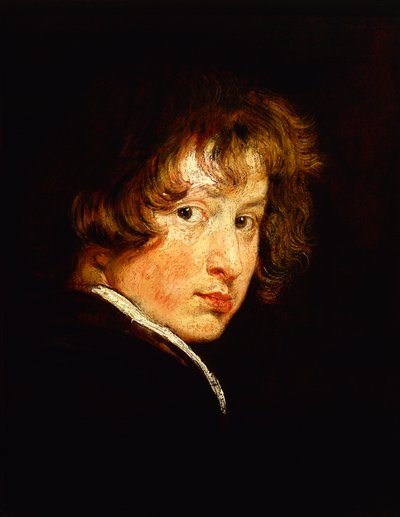 Autorretrato a los dieciséis de Anthony van Dyck